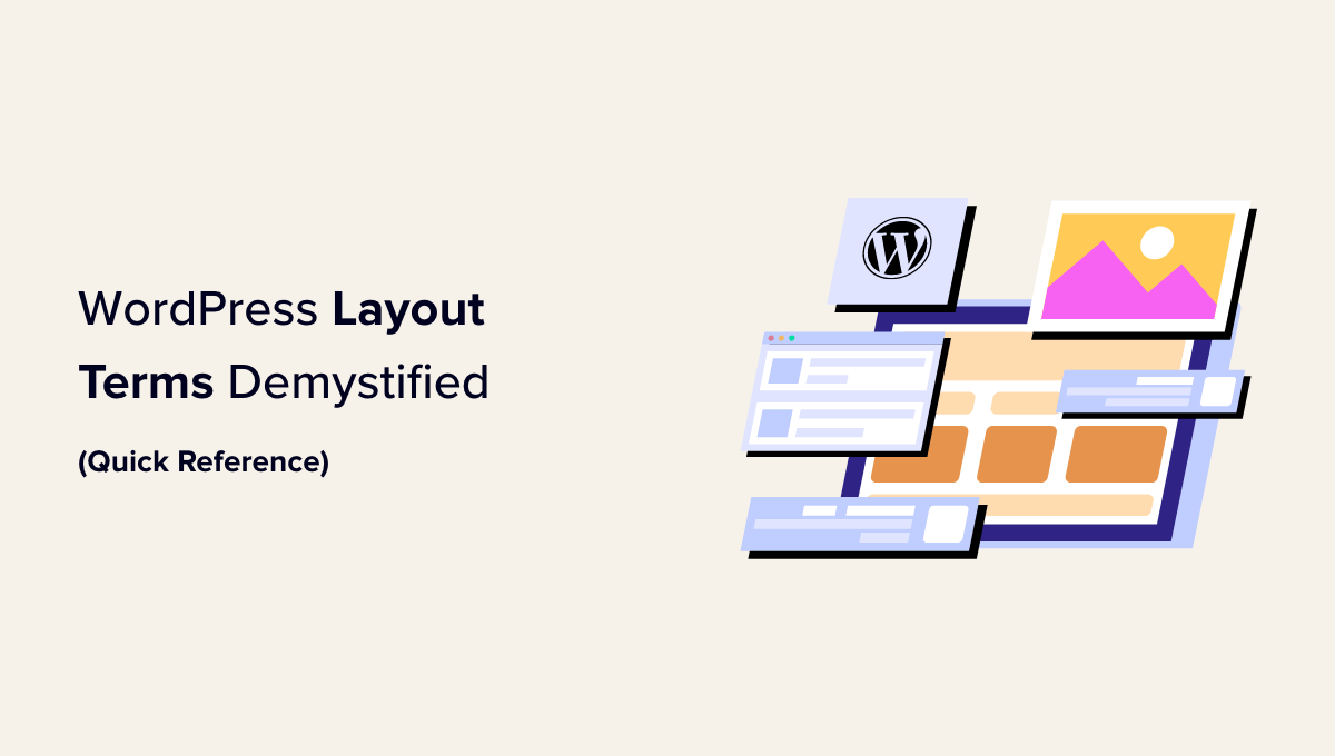 Saturing Wordpree Layout WordPress Layout Terms Demystified (Quick Reference) - HohoHost